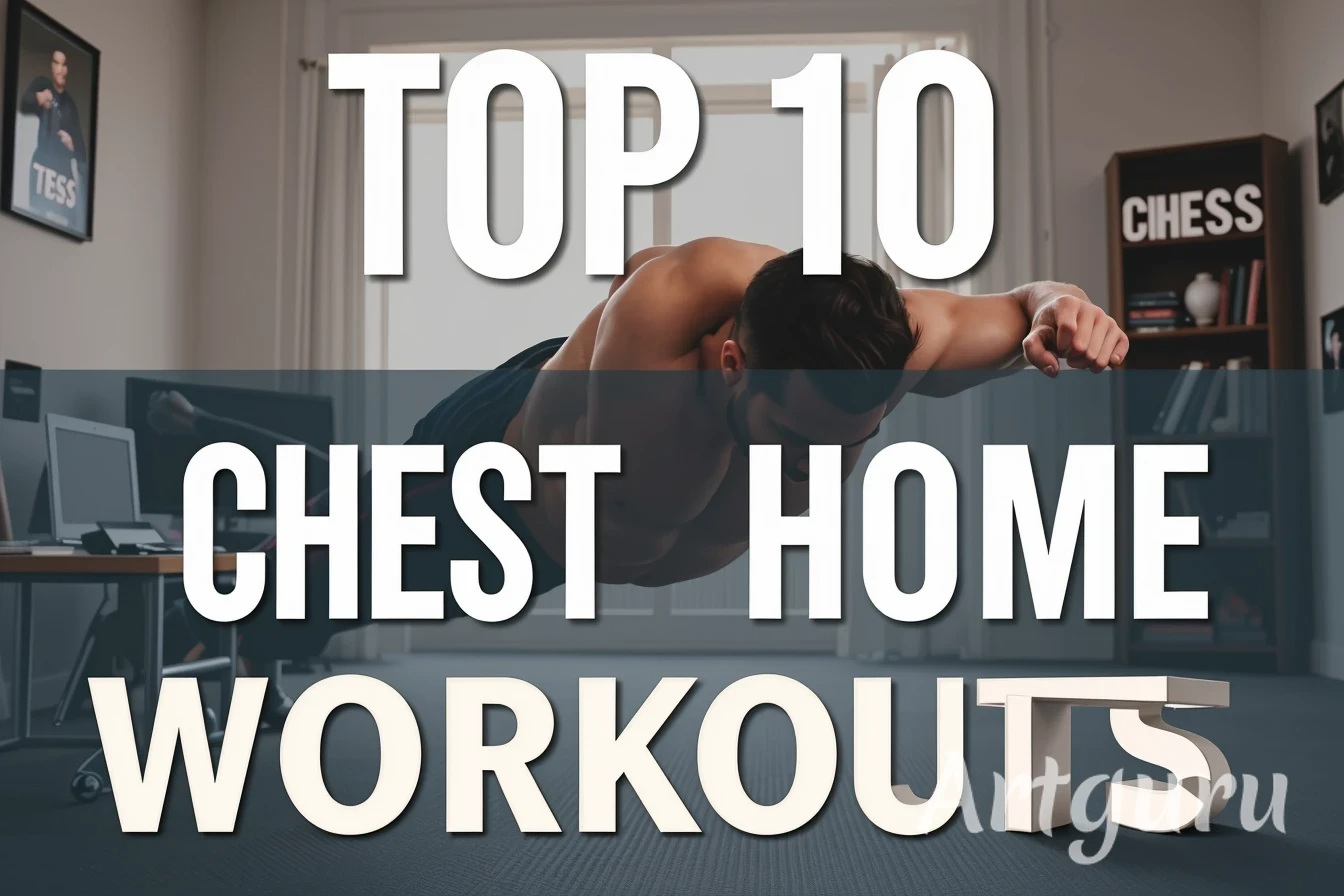 Yoga Poses for Kids Top 15 Easy poses : Fun, Healthy & Beginner-Friendly 6 Top 10 chest home workouts blog title image showing push-up exercise