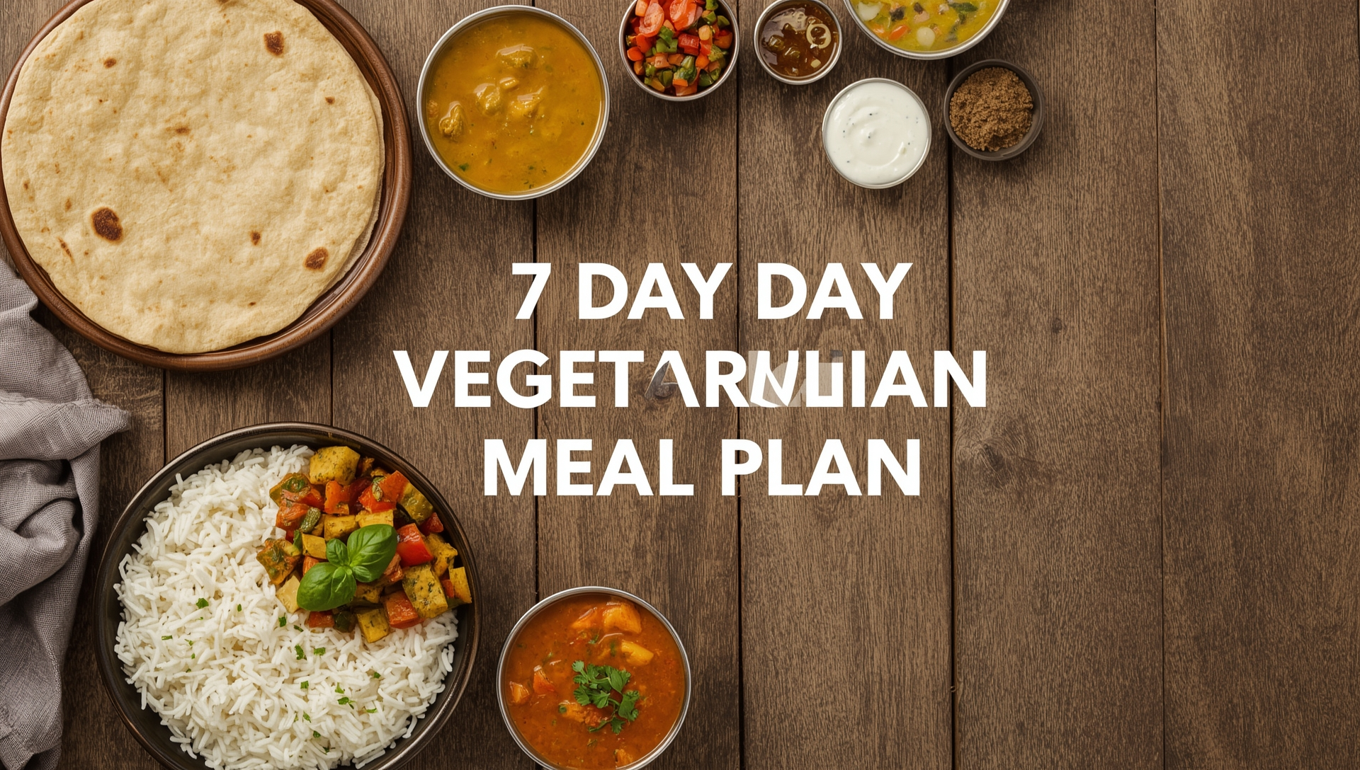 7 Day Vegetarian Meal Plan Indian