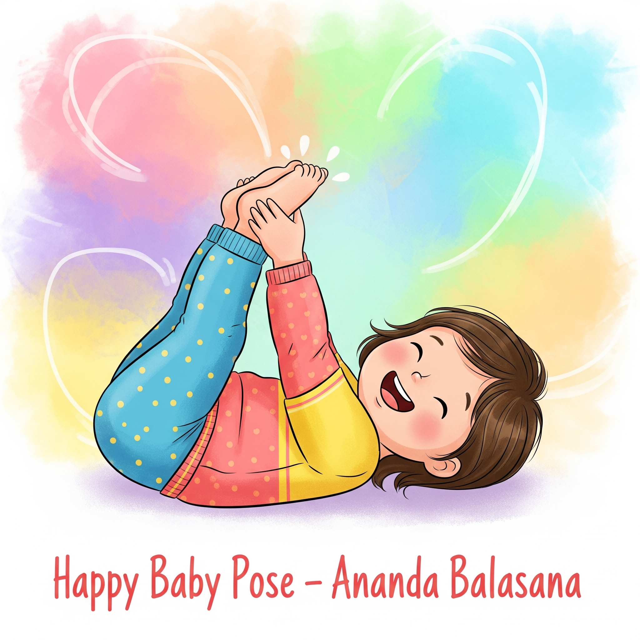 8. Happy Baby Pose (Ananda Balasana)