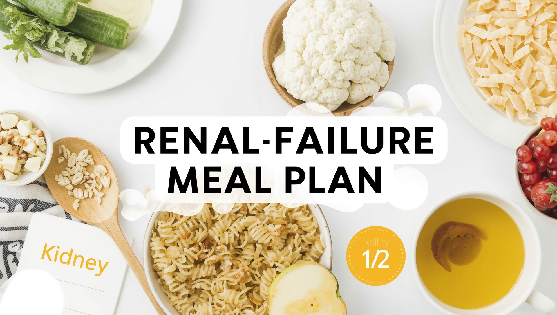 Renal Diet Menu Plan One Week Sample